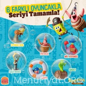 2026 Burger King Sünger Bob Menü Fiyatı: Patrick Burger ve Oyuncak Fiyatları