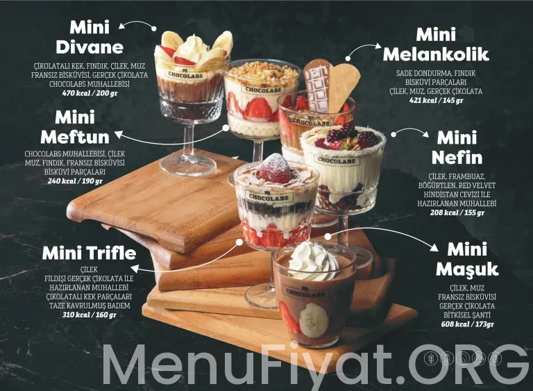 2026 Chocolabs Menü Fiyat Listesi: Tatlı, Kahve ve Fırsat Menüleri