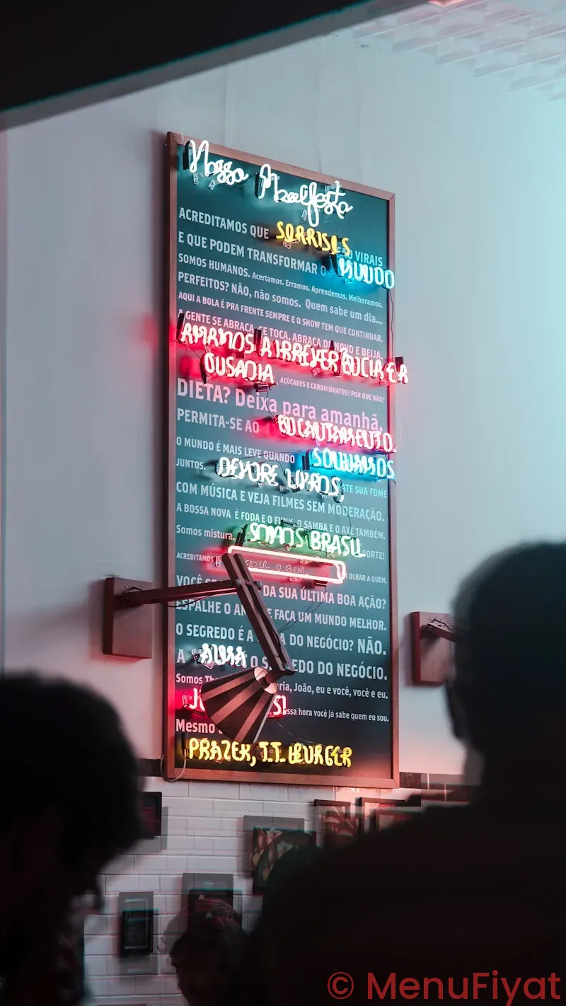 Busta lime menu