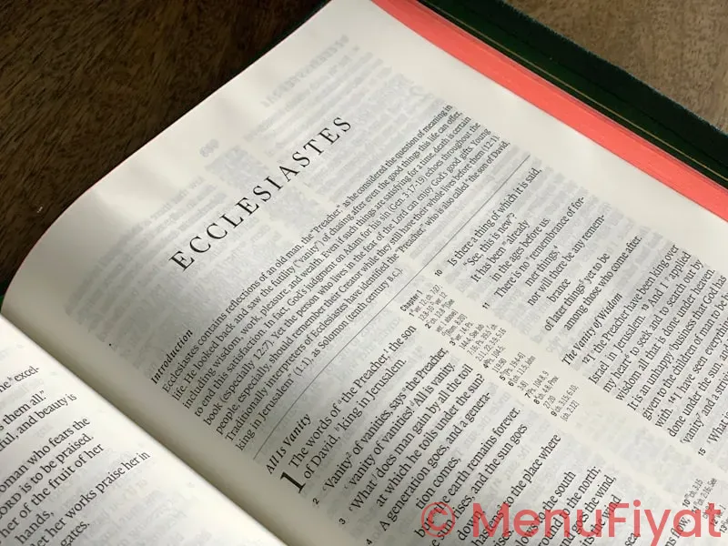 Church menus Church menus