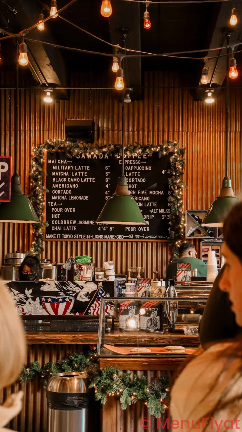 Coffe shop menus