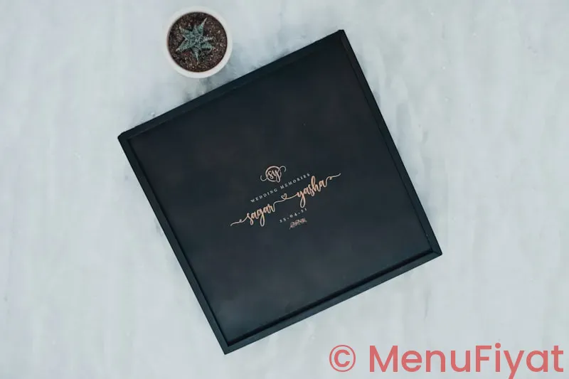 Custom leather menus Custom leather menus