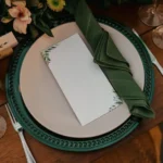 Custom wedding menus