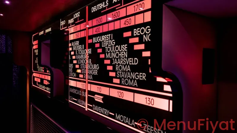 Digital menu display boards