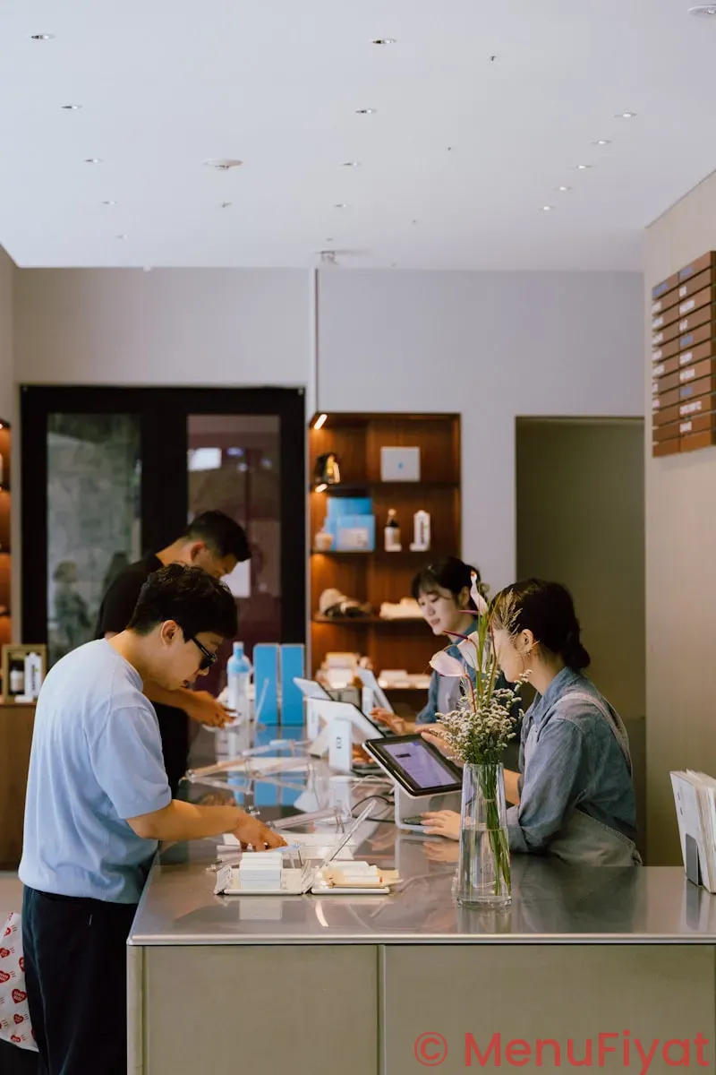 Digital menu ordering