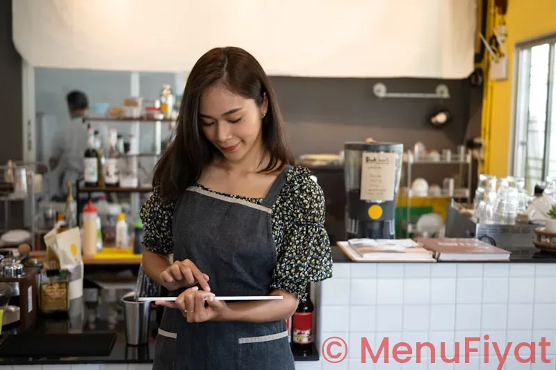Digital menu ordering