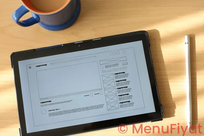Digital menu software