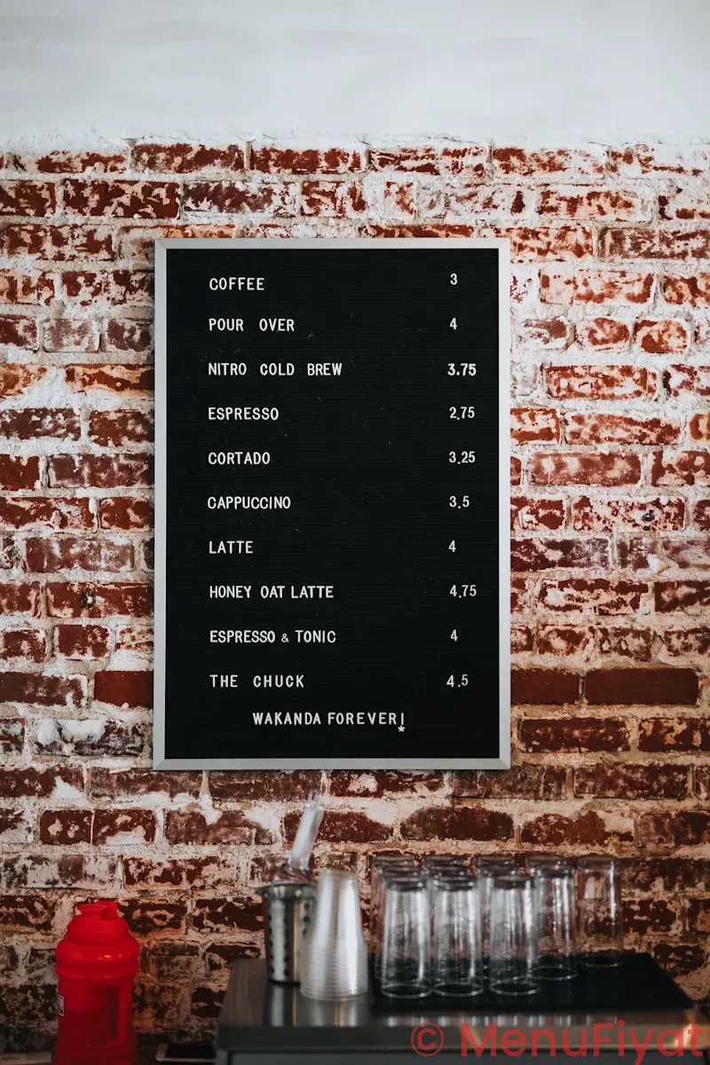 Digital signage menu board