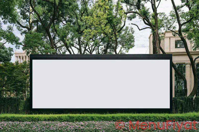 Digital signage menu board