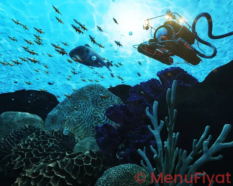 Disney coral reef menu