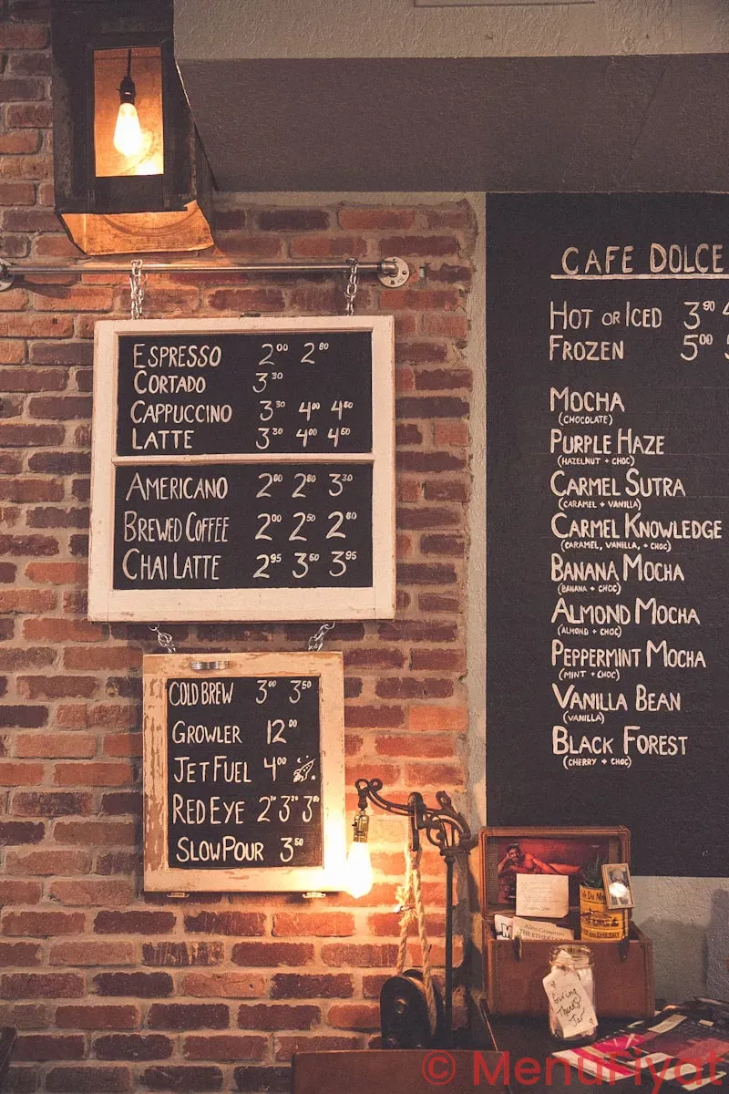Grand lux cafe menu and prices