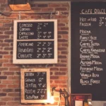 İn and out prices menu