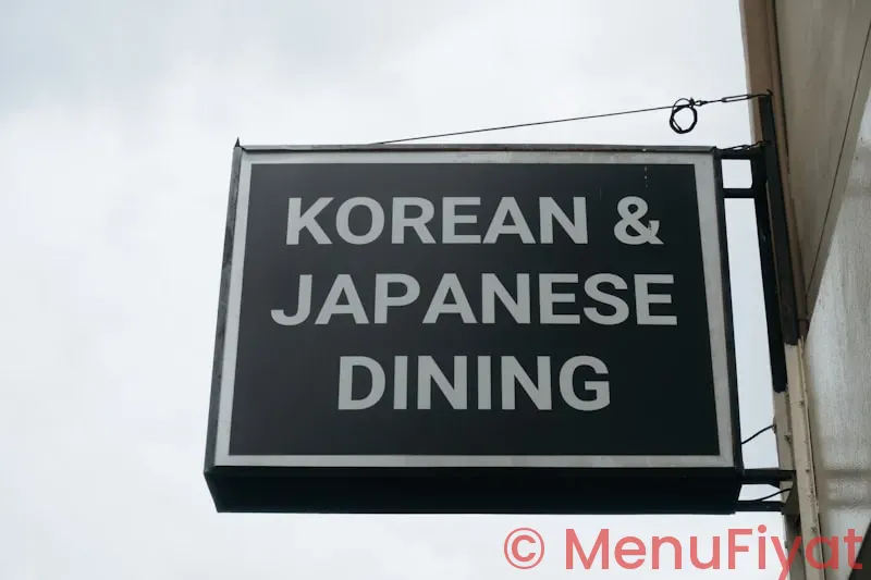 Kui korean bbq menu