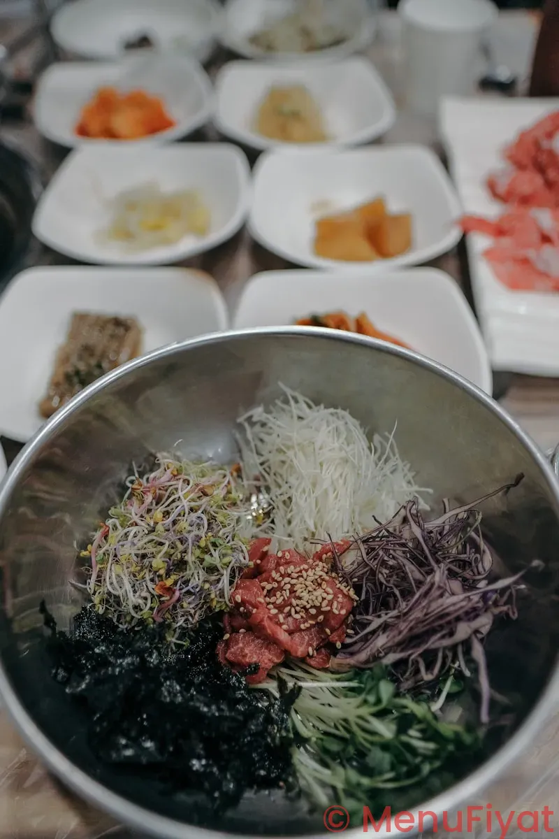 Kui korean bbq menu