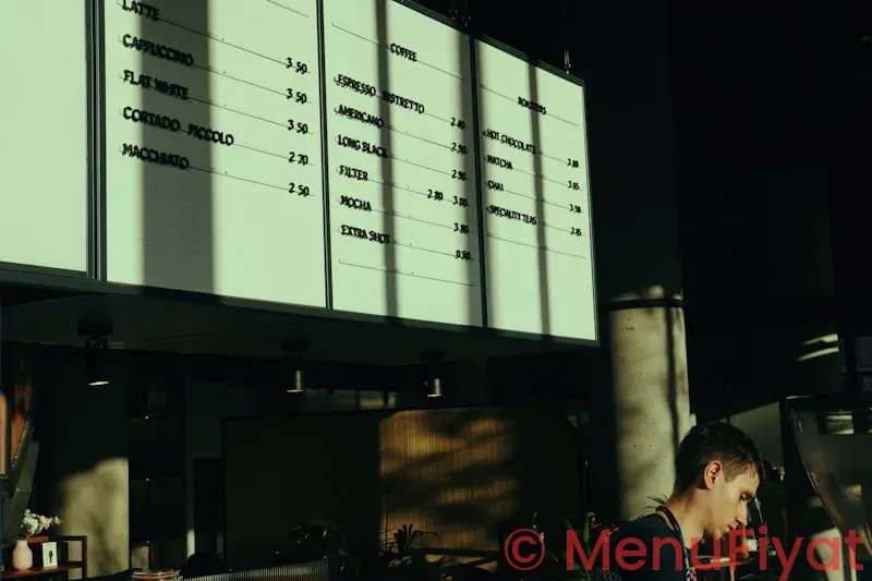 Menu display tv Menu display tv