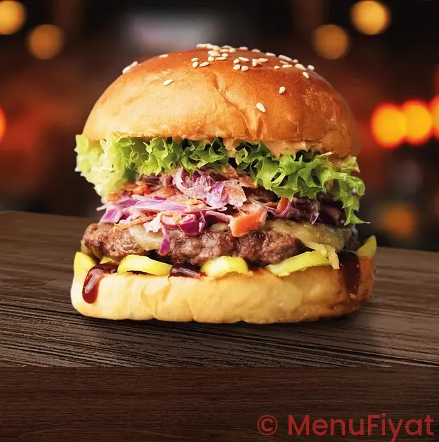 Menu types burger kebab
