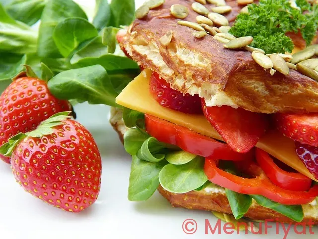 Menu types burger kebab