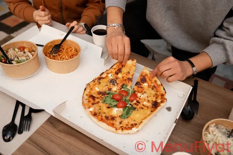 Pizza pasta menu
