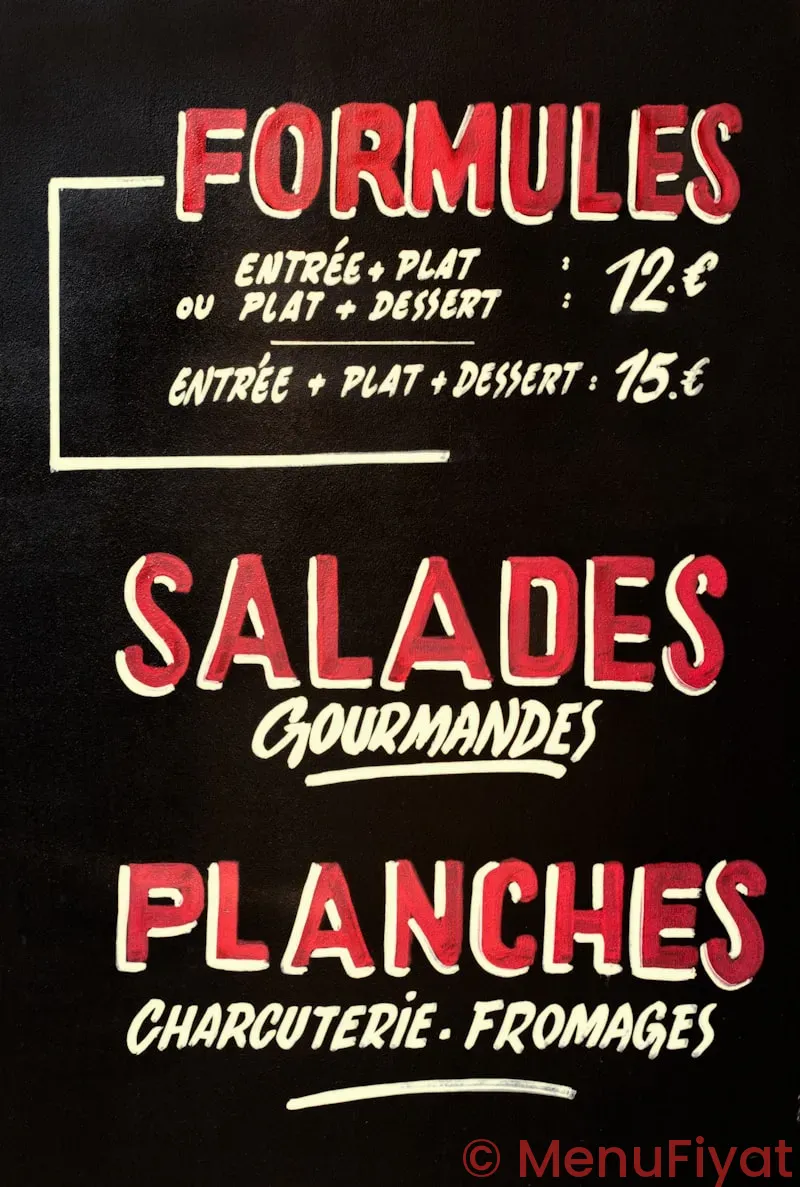 Pop's menu