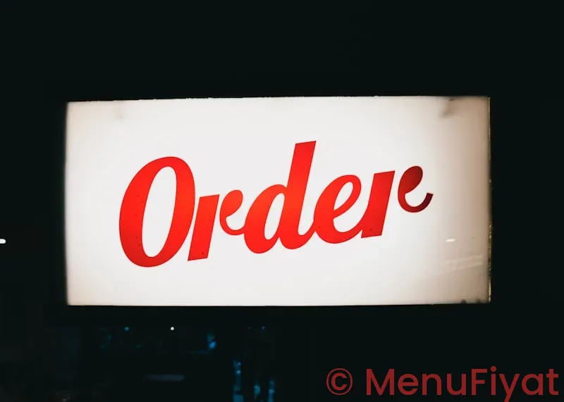 Qr code menu ordering