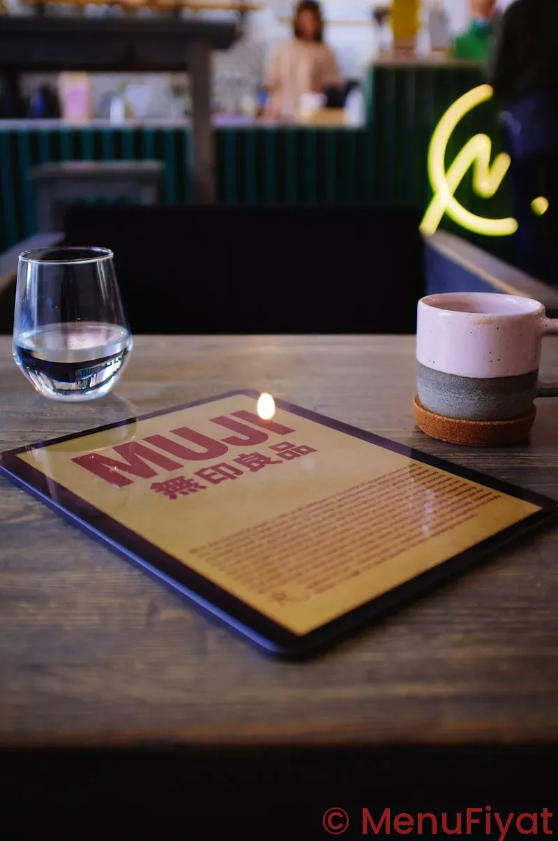 Restaurant digital menu board