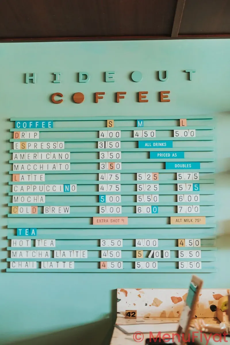 scooter's coffee menu options