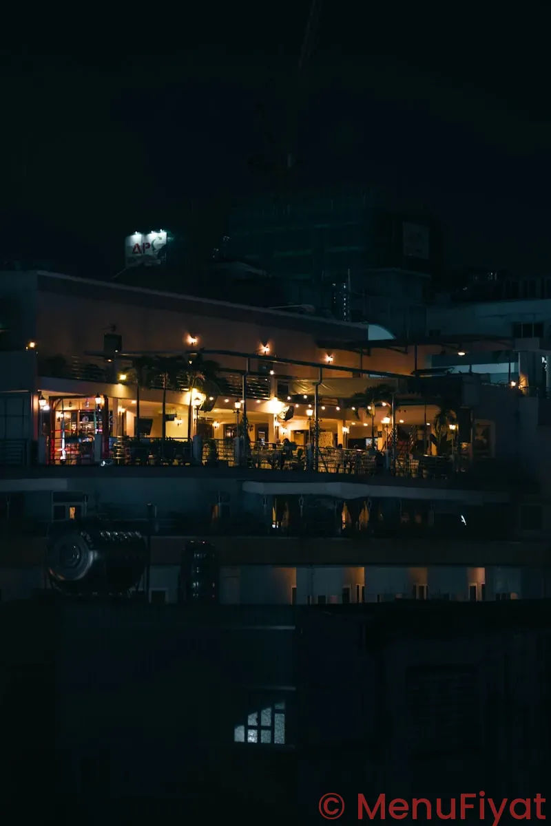The landing restaurant menu