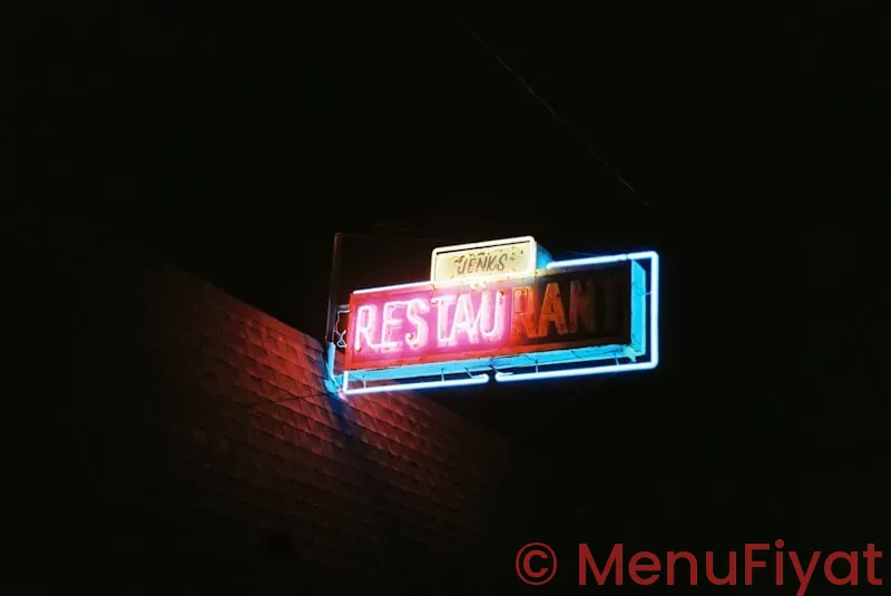 The landing restaurant menu