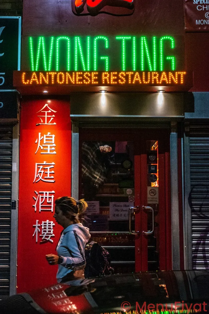 The landing restaurant menu