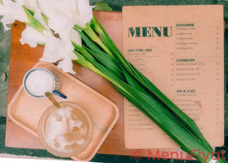 Vintage menus