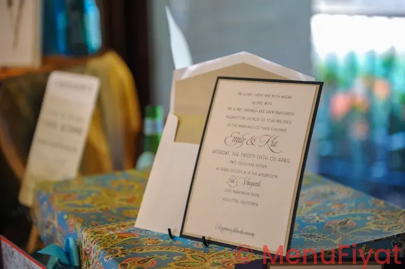 Wedding dinner menus Wedding dinner menus