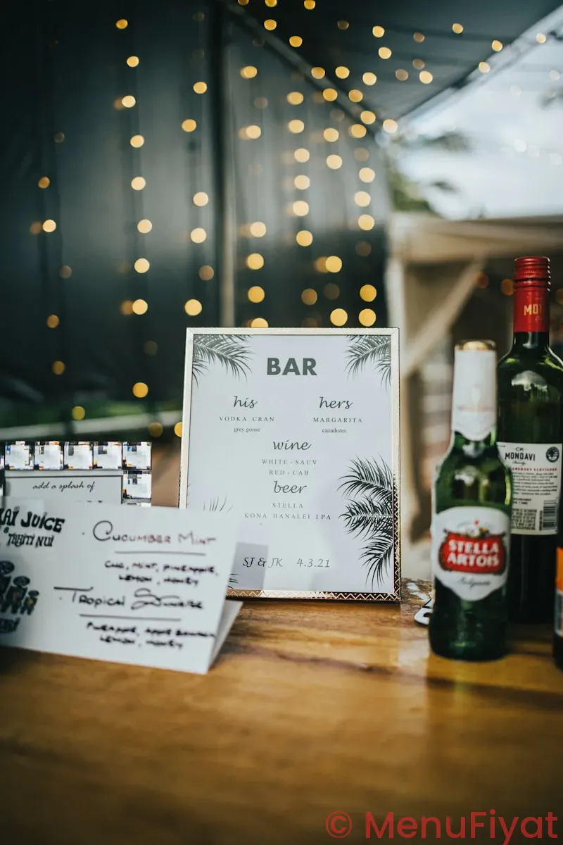 Wedding reception menus Wedding reception menus