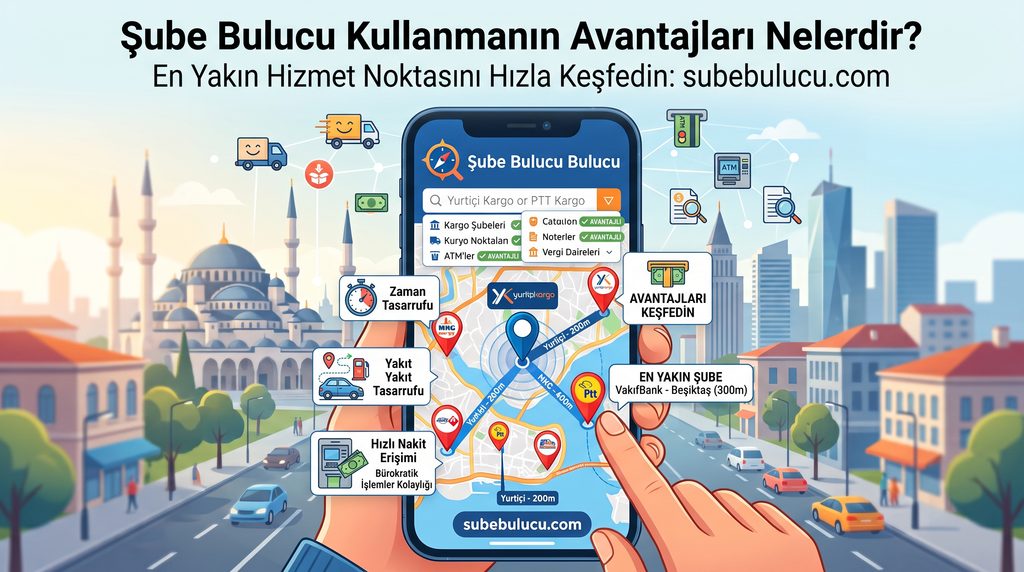 Şube Bulucu Kullanmanın Avantajları Nelerdir?